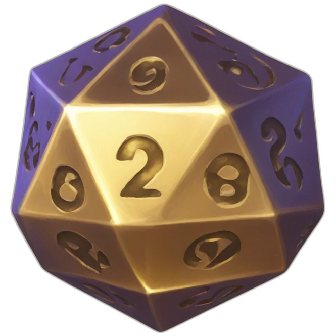 d20 gold emoji