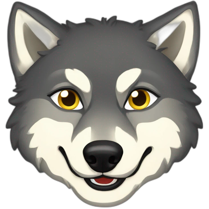 Wolf-gay-kissed-wolf emoji