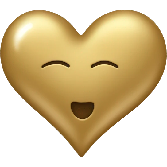 Heart gold  emoji