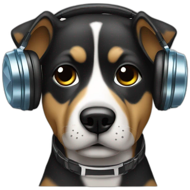 Perro dj emoji