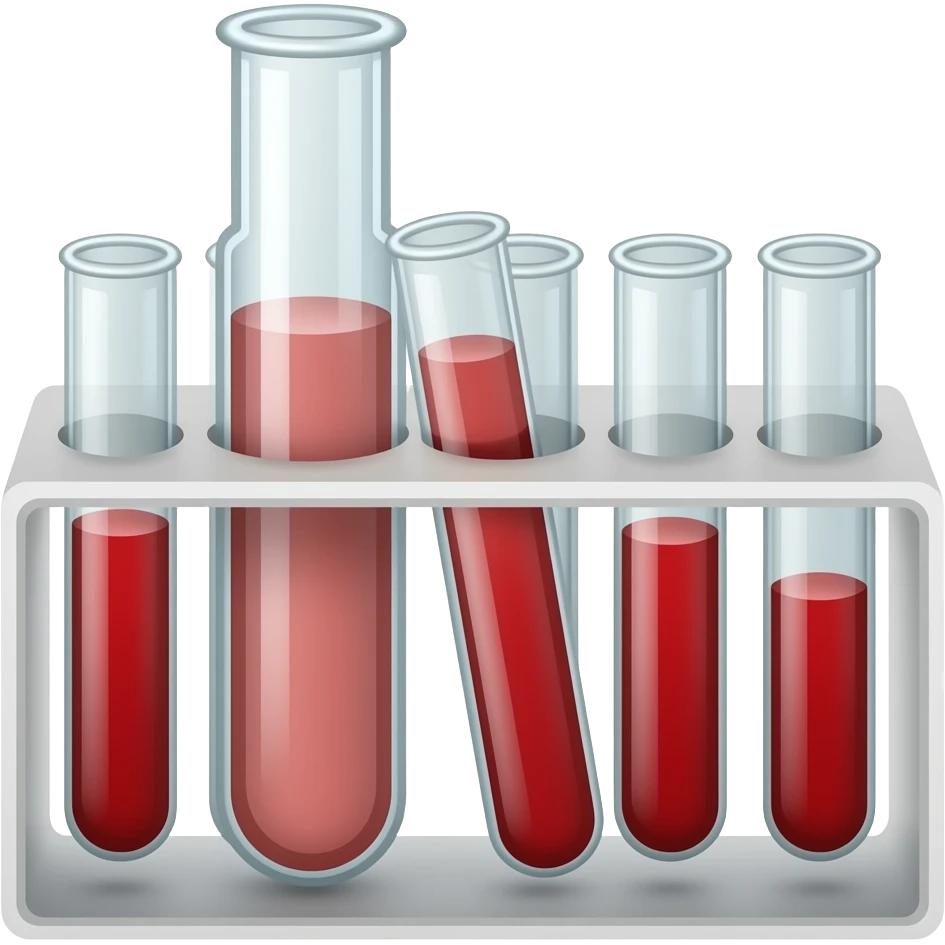 пробирки с кровью emoji