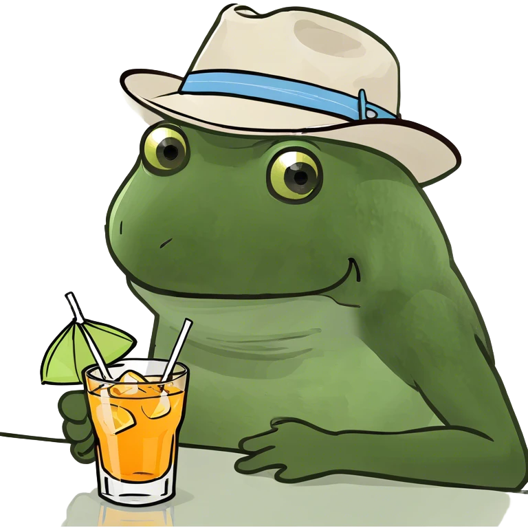 female drinking at a bar with other people emoji