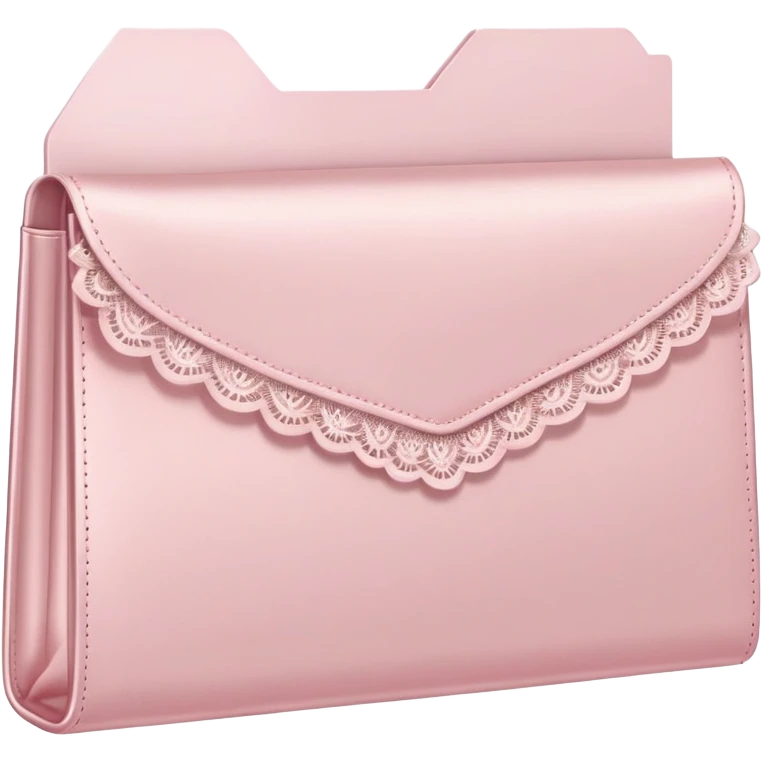 Light pink coquette folder emoji