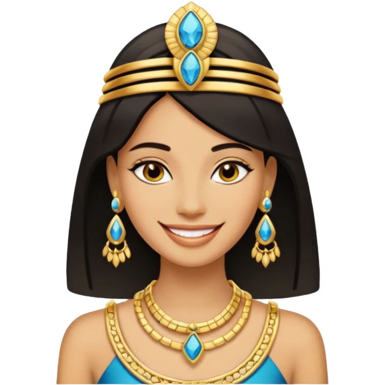crie um memoji da personagem cléo de nile de monster high emoji