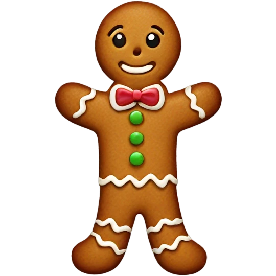 Gingerbread emoji