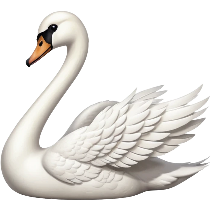 swan facing right emoji