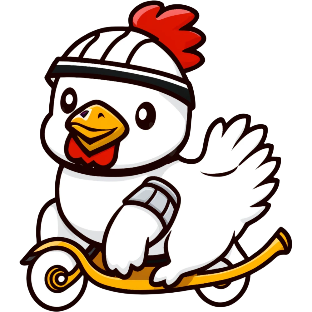 chicken jockey emoji