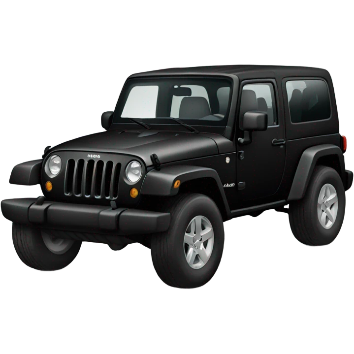black jeep wrangler emoji