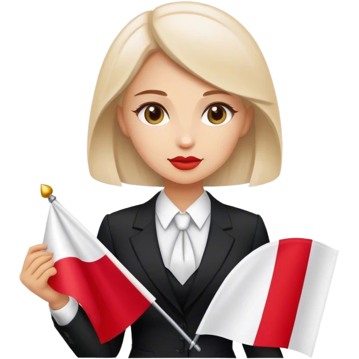 nationalist nationalist nationalist patriot patriot polish woman formal poland flag emoji