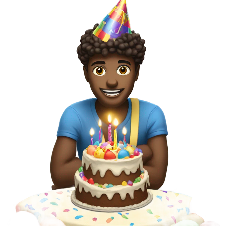 birthday with LIL Moses emoji