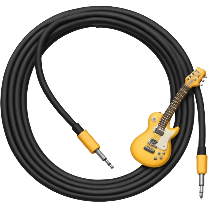 guitar cable emoji