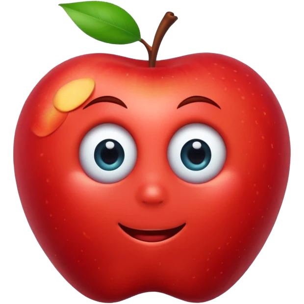 Apple eye emoji blink emoji