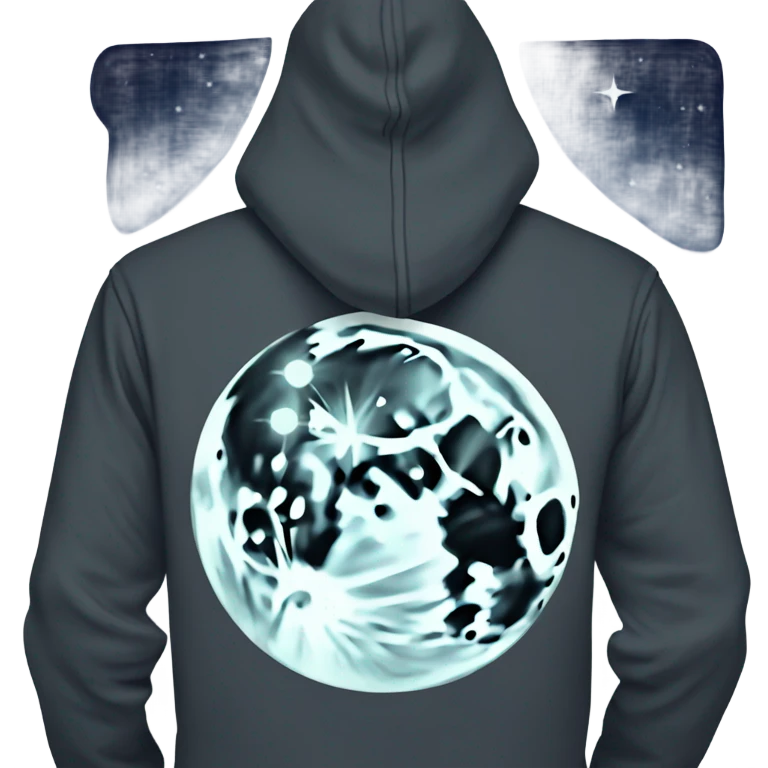 Moon hoodie emoji