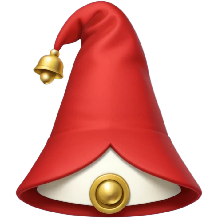 Cappello da gnomo, senza viso (solo cappello)  emoji