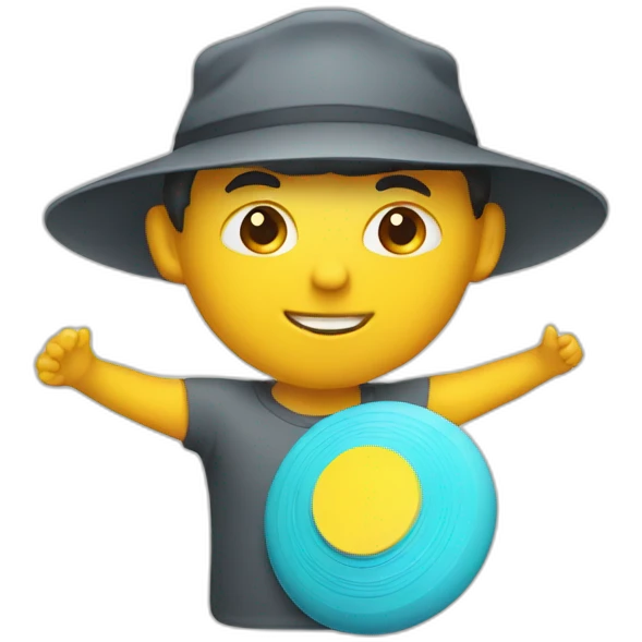 frisbee player emoji