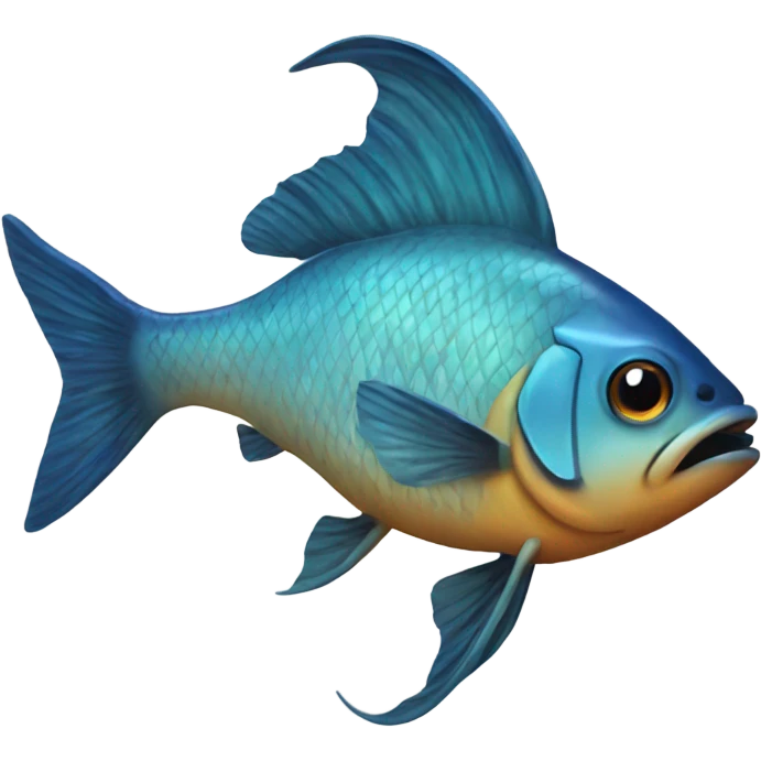 Detailed fish emoji