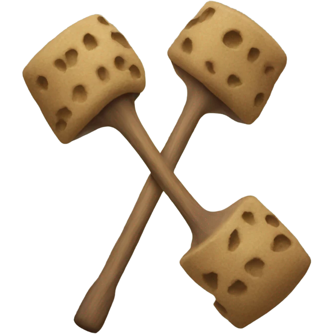 Bastones de senderismo emoji