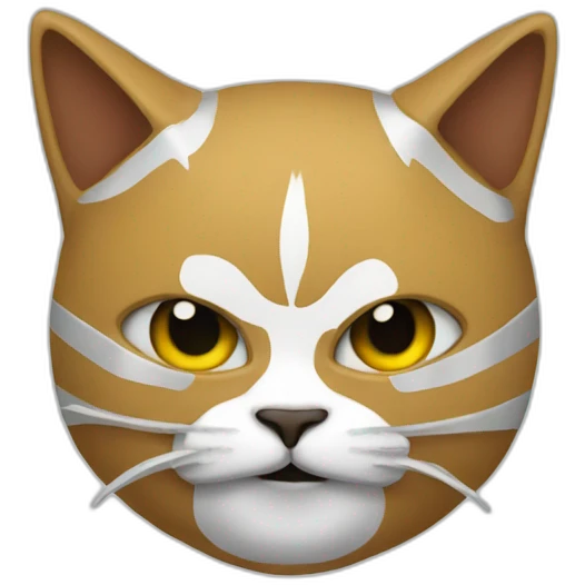 a cat with a luchador mask emoji