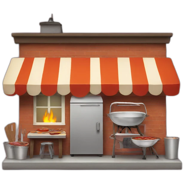 barbecue joint emoji