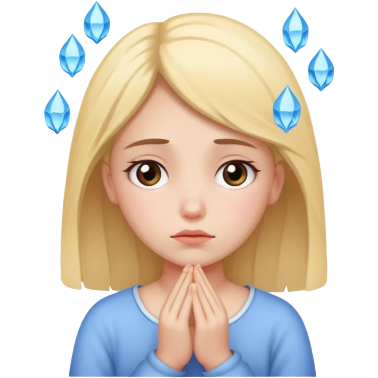 A smart but sad girl who carries a lot of wishes and dreams with her. emoji