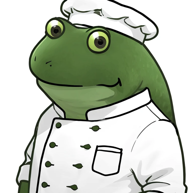 bufo in a chef coat emoji