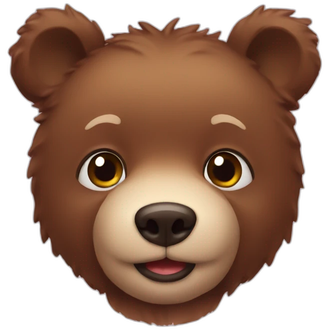 Mini bear emoji