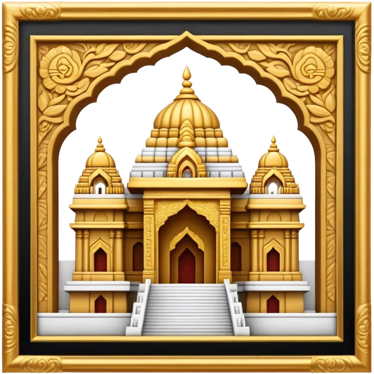 Tirupati Balaji Temple Landmark Emoji – Showcasing the temple’s golden entrance and intricate carvings. emoji