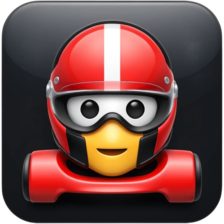 Irl f1 icon real one black and red letters F1 emoji