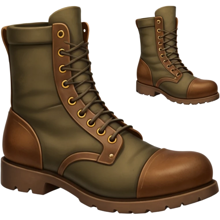 soldier shoes emoji