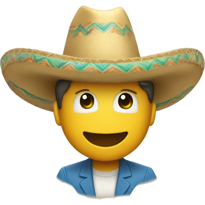 Un sombrero vueltiao emoji