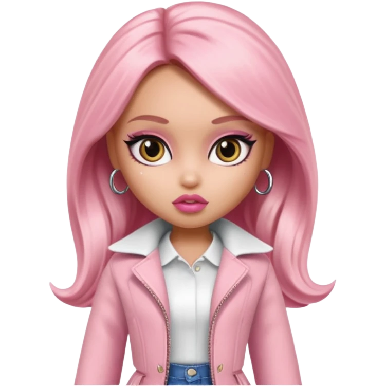 Bratz pink emoji