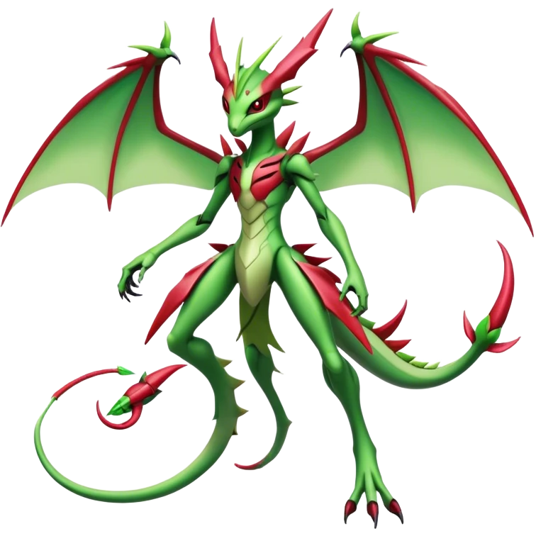  Cool Edgy Shiny Futuristic Ethereal Legendary Scizor-Digimon-Schyther-Flygon-hybrid full body emoji