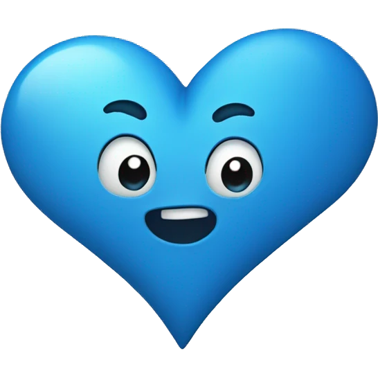 Blue heart emoji