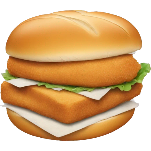 1 chicken sandwich  emoji