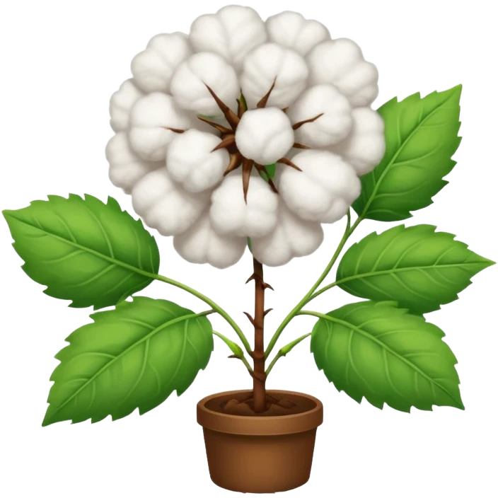 A cotton plant emoji