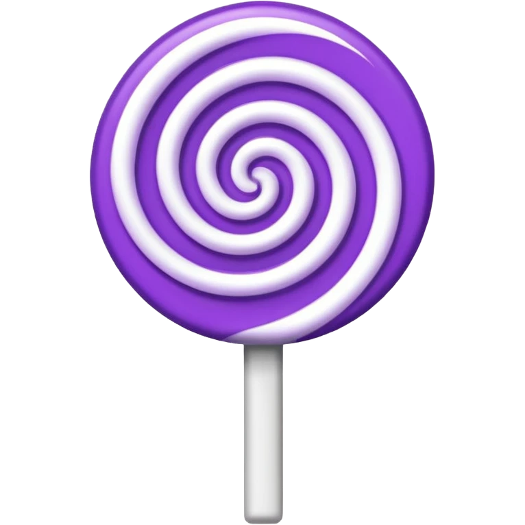 lolipop luminous purple and white emoji