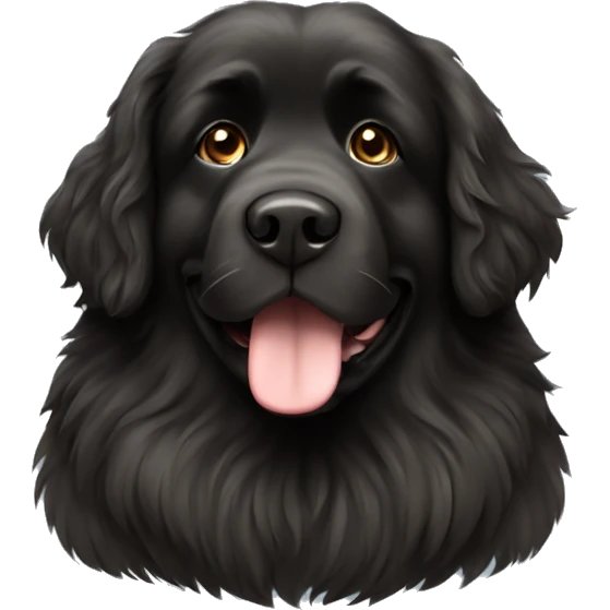 Newfoundland dog emoji