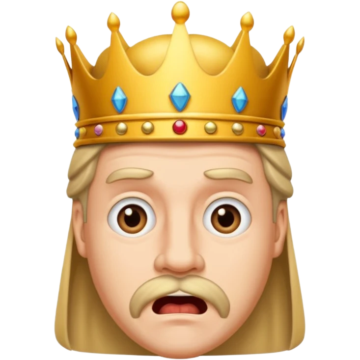 King surprised emoji