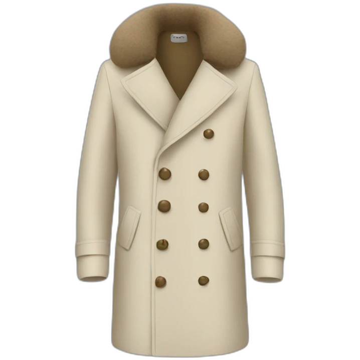 Designer coat  emoji