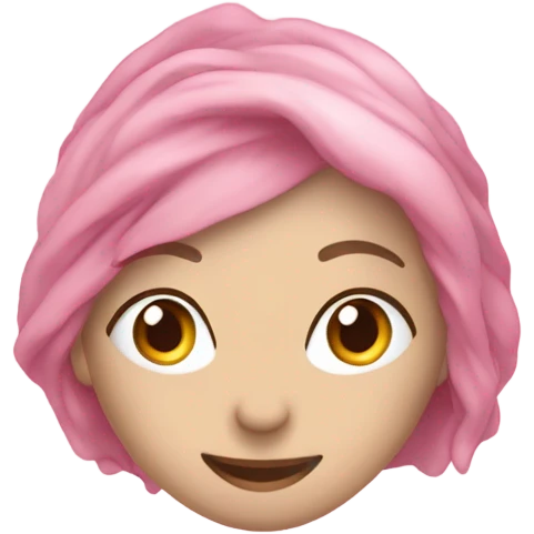 coração rosa claro com laço branco  emoji