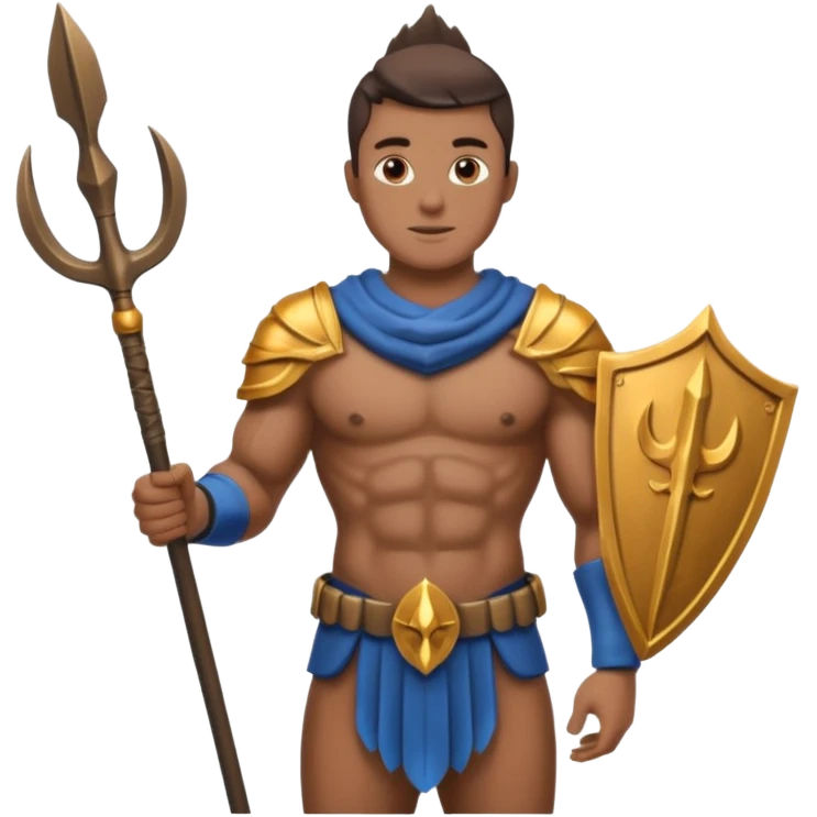 Soldier – trident + bronze fins. emoji