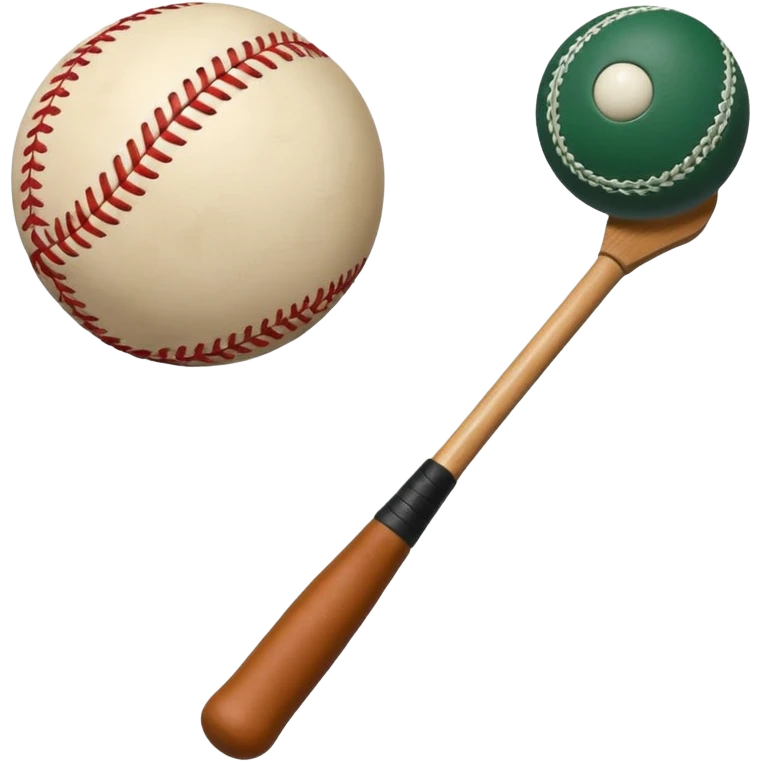 Hurley and sliotar as in what's used for the Irish sport  emoji