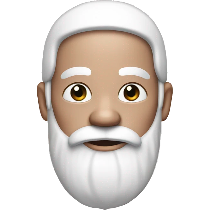Light Pink Santa Claus with white skin emoji