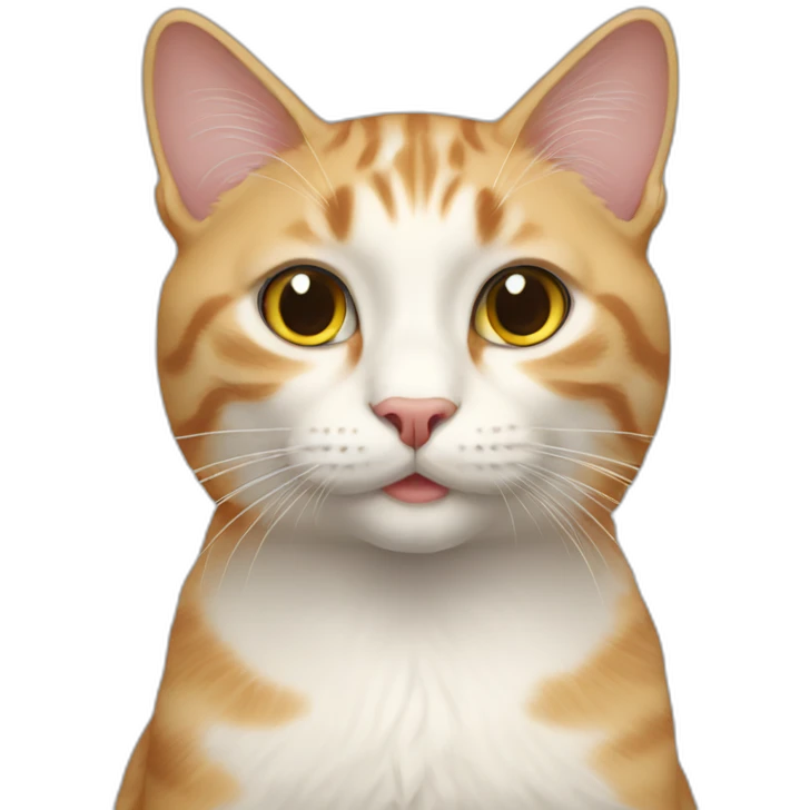 Realistic cat emoji