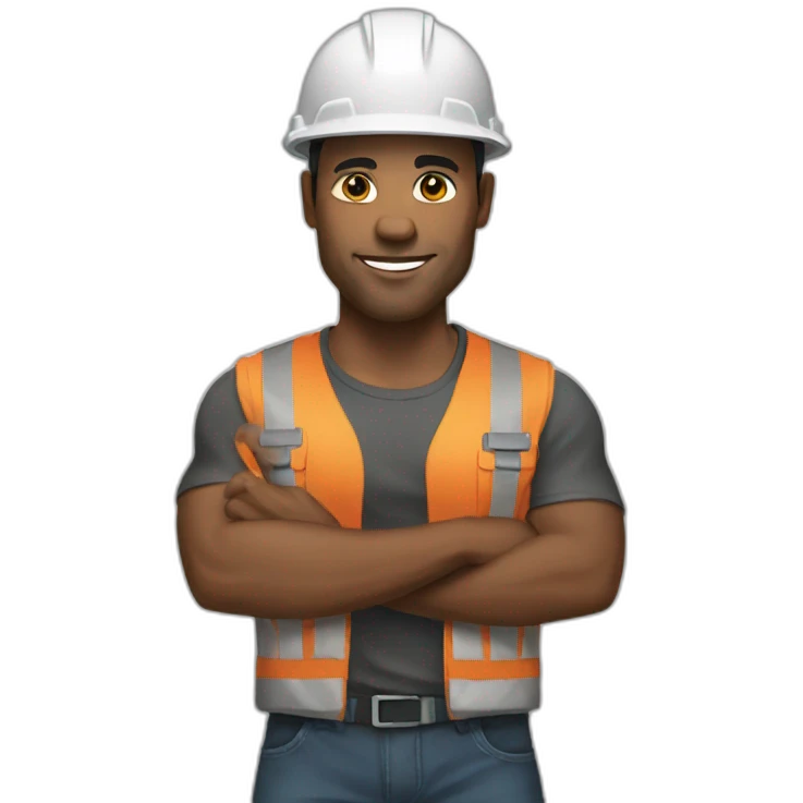 Working the rock emoji
