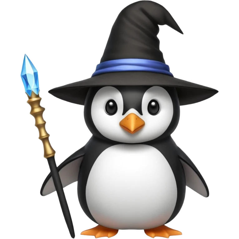 Penguin Wizard emoji