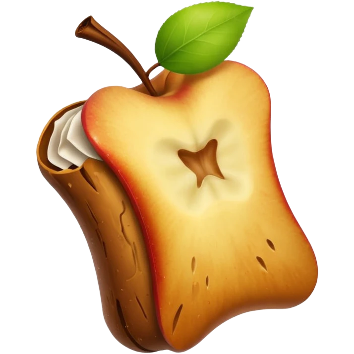Apple core emoji
