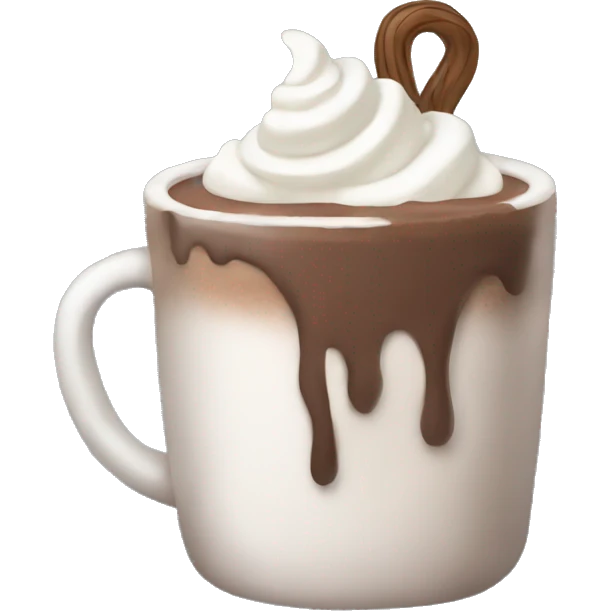 Cozy hot chocolate  emoji