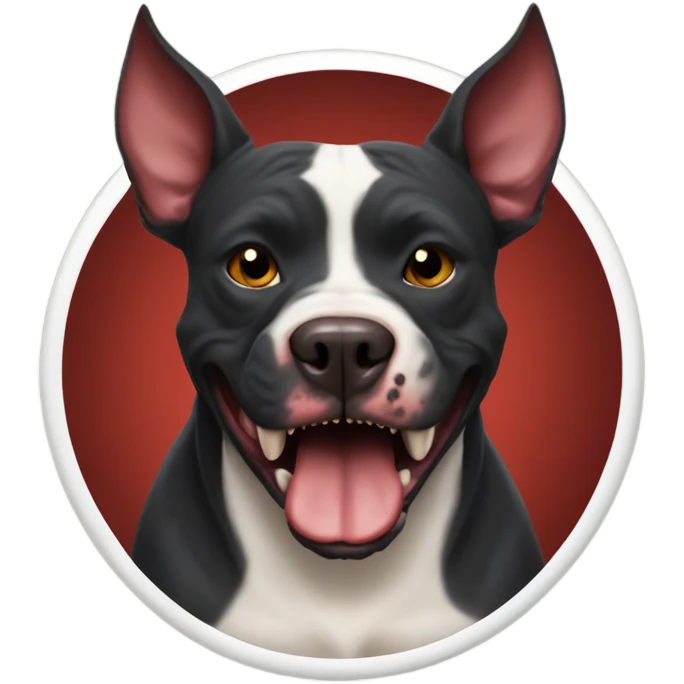 Krampus pit bull emoji