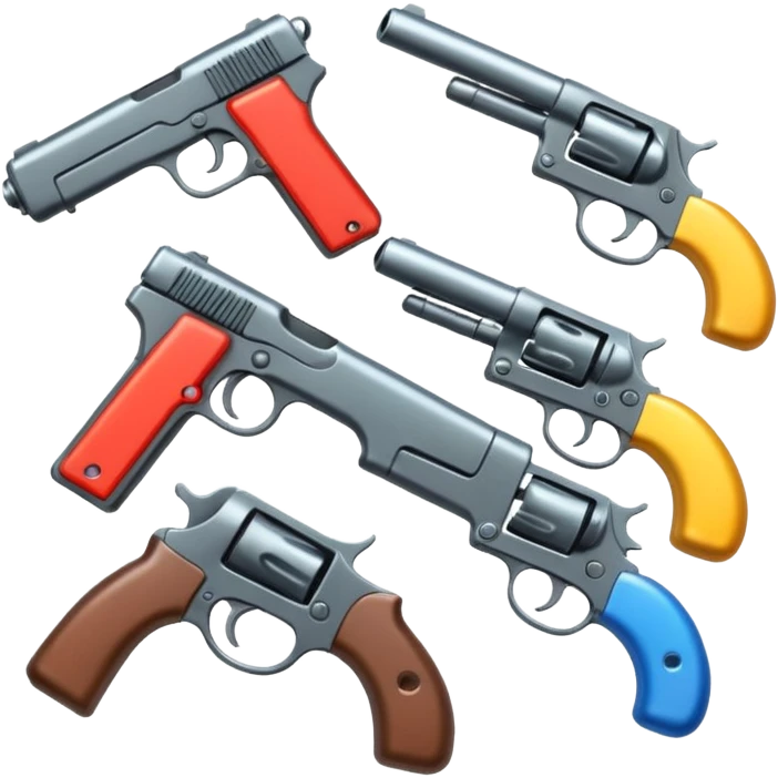 pile of guns emoji